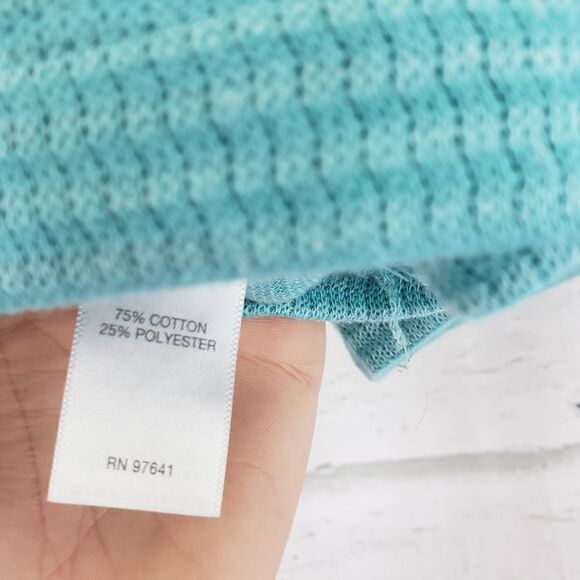 J. Jill Cowl Neck long sleeve striped shirt - Picture 5 of 7